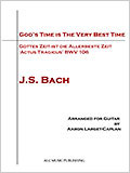 J.S. Bacj - God's Time Is The Very Best Time, BWV 106 Score